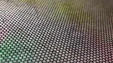 Işık metalik bir arkaplanda sürekli hareket eder.