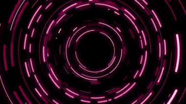 Renkli çizgilerin sürekli girdabı parlak ve güzel görünüyor..