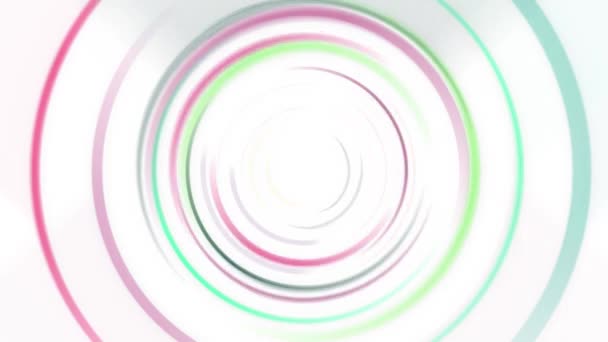 Continuous Swirl Colorful Lines Looks Bright Beautiful — Stock Video