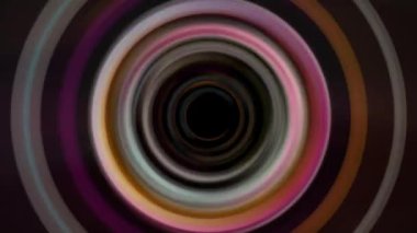 Renkli çizgilerin sürekli girdabı parlak ve güzel görünüyor..