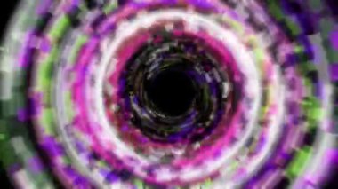 Devamlı ışık girdapları parlak ve güzel görünüyordu..