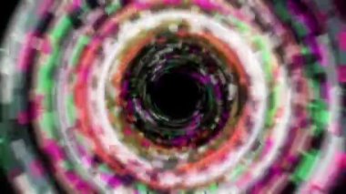 Devamlı ışık girdapları parlak ve güzel görünüyordu..