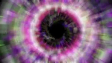 Devamlı ışık girdapları parlak ve güzel görünüyordu..