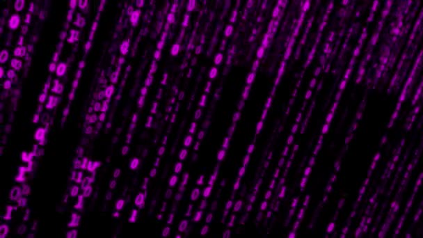 Kontinuierliche Zufallszahlen Sehen Stilvoll Und Schön Aus — Stockvideo