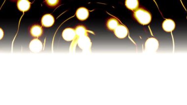 Işık metalik bir arkaplanda sürekli hareket eder.