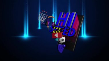 Cep telefonunun ekranından sayısız simge parladı.