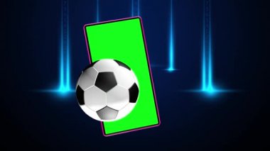 Cep telefonunun ekranında futbol topu simgesi patladı.