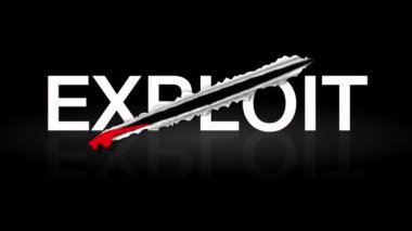 Metin beyazdı ve çapraz bir kesik vardı..