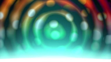 Renkli çember çizgileri sürekli dönüyor, çok güzel görünüyor..