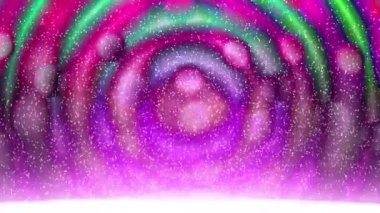 Renkli çember çizgileri sürekli dönüyor, çok güzel görünüyor..