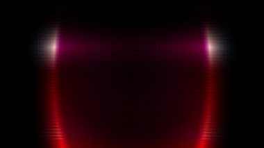 Beyaz bir lazer ışını sürekli olarak renkli metalik arka planda hareket eder..