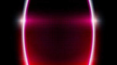 Beyaz bir lazer ışını sürekli olarak renkli metalik arka planda hareket eder..