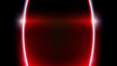 Beyaz bir lazer ışını sürekli olarak renkli metalik arka planda hareket eder..