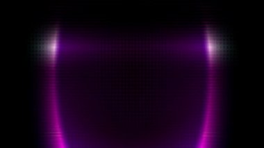 Beyaz bir lazer ışını sürekli olarak renkli metalik arka planda hareket eder..