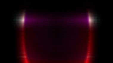 Beyaz bir lazer ışını sürekli olarak renkli metalik arka planda hareket eder..