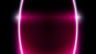 Beyaz bir lazer ışını sürekli olarak renkli metalik arka planda hareket eder..