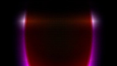 Beyaz bir lazer ışını sürekli olarak renkli metalik arka planda hareket eder..