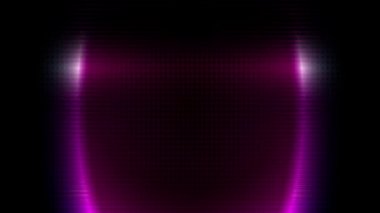 Beyaz bir lazer ışını sürekli olarak renkli metalik arka planda hareket eder..