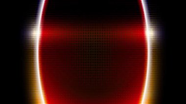 Beyaz bir lazer ışını sürekli olarak renkli metalik arka planda hareket eder..