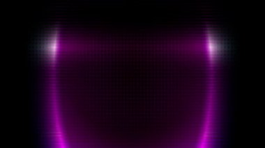 Beyaz bir lazer ışını sürekli olarak renkli metalik arka planda hareket eder..