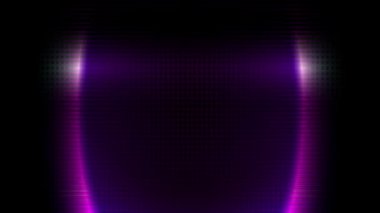 Beyaz bir lazer ışını sürekli olarak renkli metalik arka planda hareket eder..