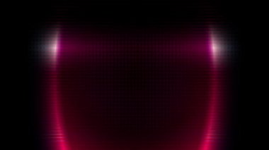 Beyaz bir lazer ışını sürekli olarak renkli metalik arka planda hareket eder..