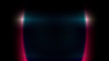 Beyaz bir lazer ışını sürekli olarak renkli metalik arka planda hareket eder..