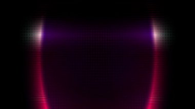 Beyaz bir lazer ışını sürekli olarak renkli metalik arka planda hareket eder..