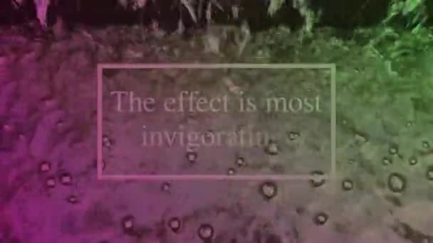 Moving Water Surface Reflects Light Continuously Looks Natural Has White — Video Stock
