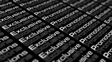 Beyaz harfler yavaş ve sarmal bir çizgide dizilmişti..