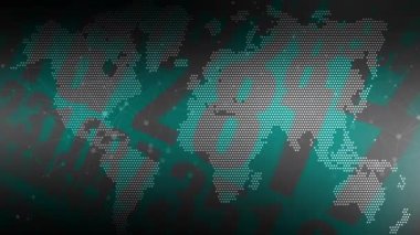 Sürekli rastgele numaralar modern görünüyor..