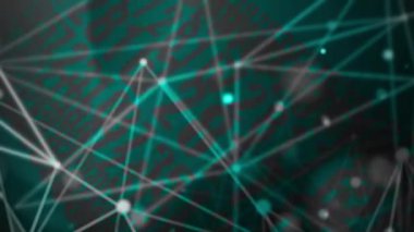 Önünde birleştirici çizgiler olan sürekli rastgele sayılar modern görünüyor..