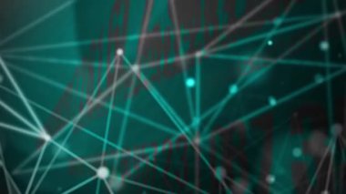 Önünde birleştirici çizgiler olan sürekli rastgele sayılar modern görünüyor..