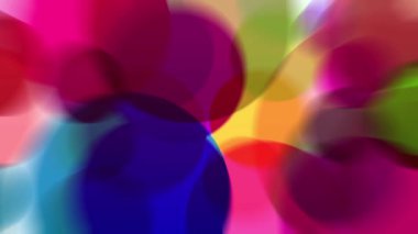 Sürekli hareket eden renkli ışıklar modern görünüyor..