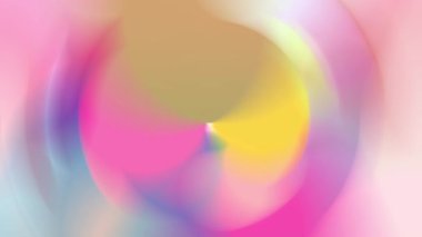 Continuously moving colorful lights look modern.