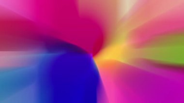 Continuously moving colorful lights look modern.