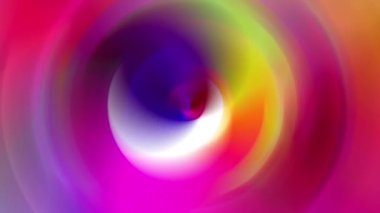 Continuously moving colorful lights look modern.