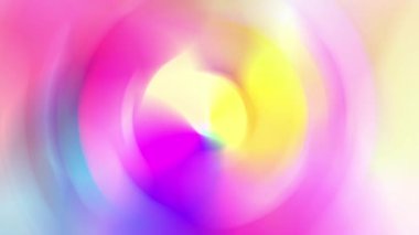 Continuously moving colorful lights look modern.