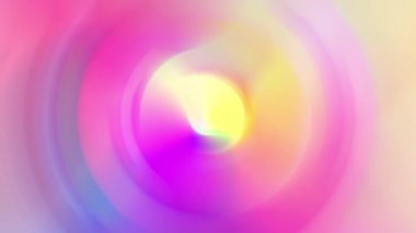Continuously moving colorful lights look modern.
