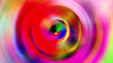 Continuously moving colorful lights look modern.