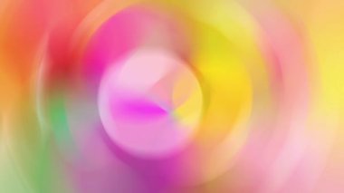 Continuously moving colorful lights look modern.