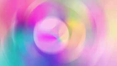 Continuously moving colorful lights look modern.