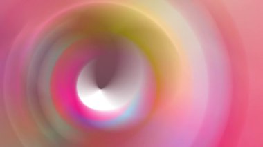 Continuously moving colorful lights look modern.