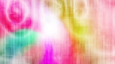 Sürekli hareket eden renkli ışıklar modern görünüyor..