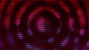 Işık metalik bir arkaplanda daireler çizerek hareket eder.