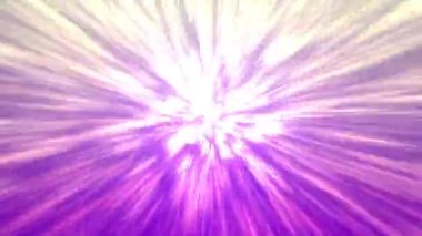 Merkezden sürekli bir ışık akışı yayıldı..