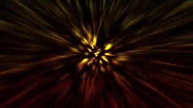 Merkezden sürekli bir ışık akışı yayıldı..