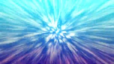 Merkezden sürekli bir ışık akışı yayıldı..