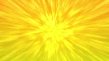 Merkezden sürekli bir ışık akışı yayıldı..