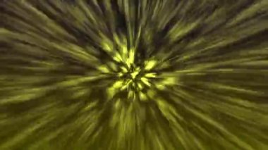 Merkezden sürekli bir ışık akışı yayıldı..